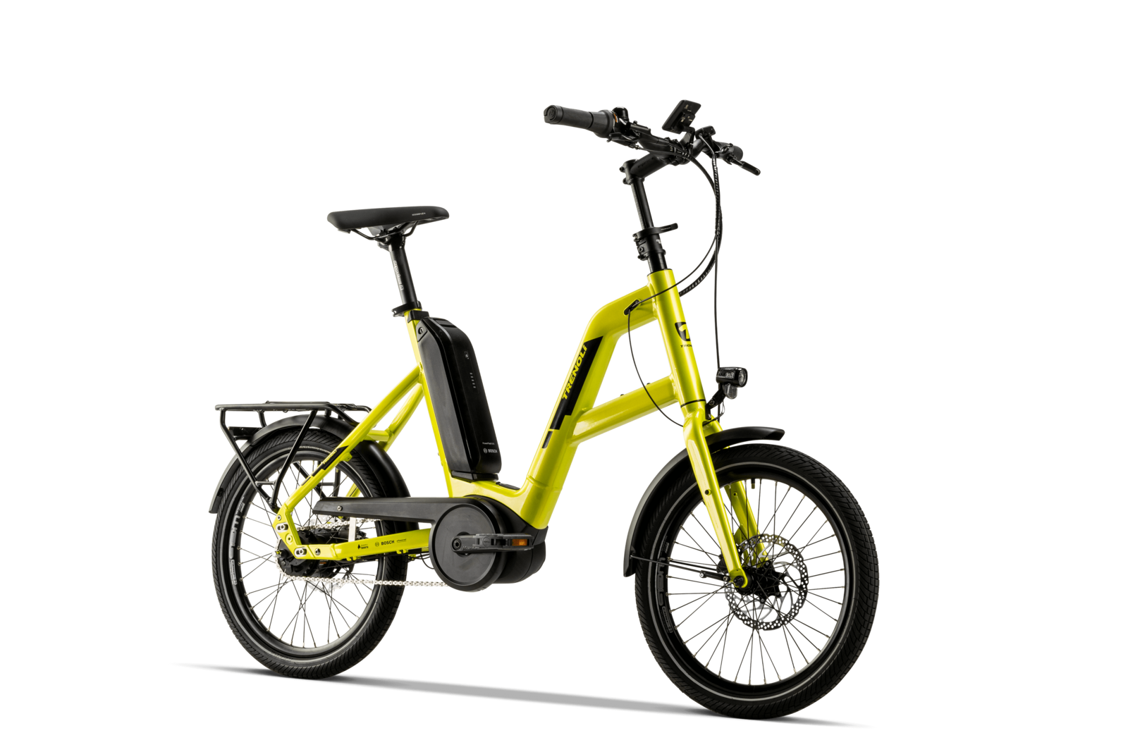 trenoli E-Bike BRENTA compact Performance in fresh green – glänzend | Compact E-Bike